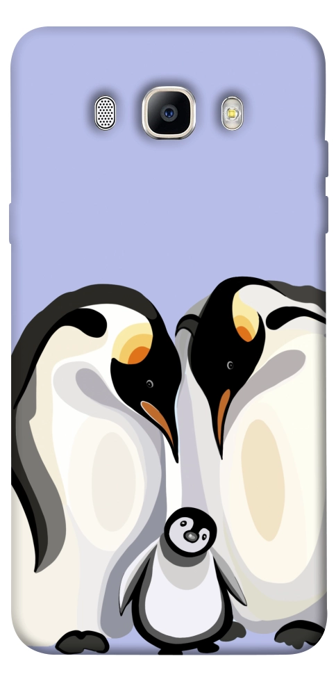 Чехол Penguin family для Galaxy J7 (2016)