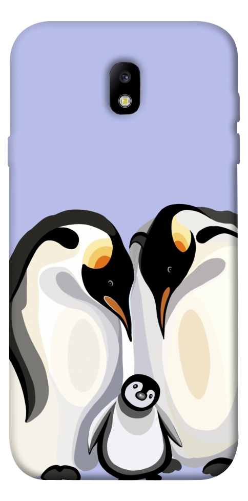 Чехол Penguin family для Galaxy J7 (2017)