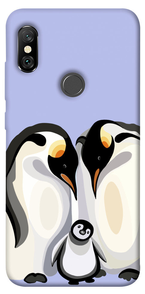 Чехол Penguin family для Xiaomi Redmi Note 6 Pro