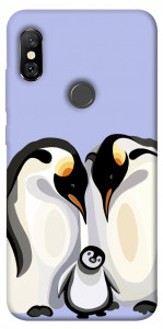 Чохол Penguin family для Xiaomi Redmi Note 6 Pro