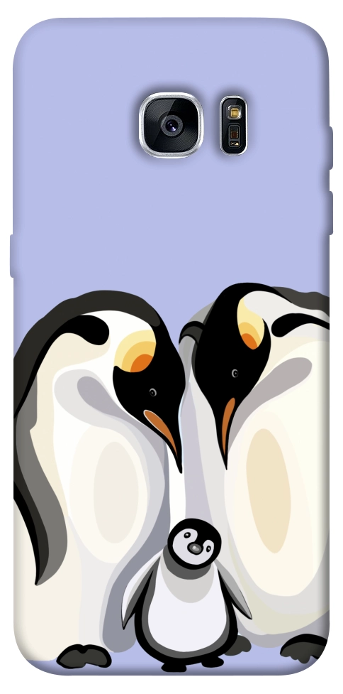 Чехол Penguin family для Galaxy S7 Edge