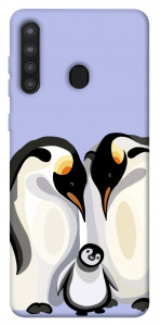 Чехол Penguin family для Galaxy A21