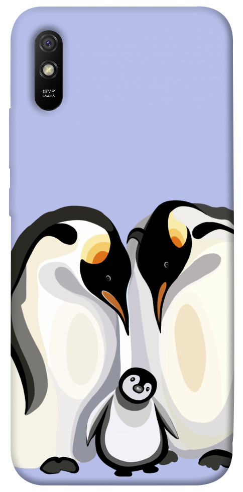 Чохол Penguin family для Xiaomi Redmi 9A