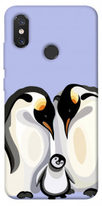 Чехол Penguin family для Xiaomi Mi 8