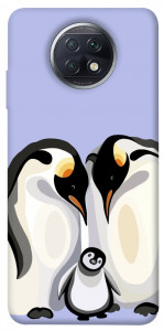 Чехол Penguin family для Xiaomi Redmi Note 9 5G