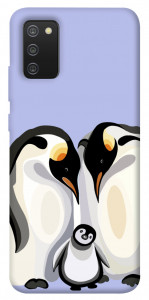 Чохол Penguin family для Galaxy A02s