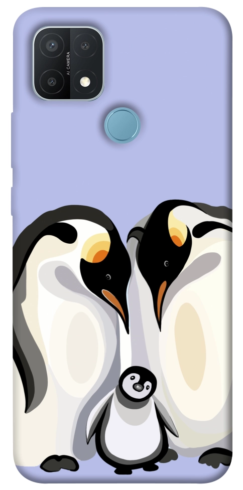 Чехол Penguin family для Oppo A15