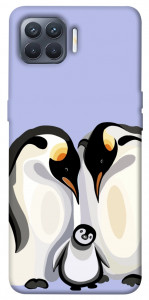 Чохол Penguin family для Oppo Reno 4 Lite