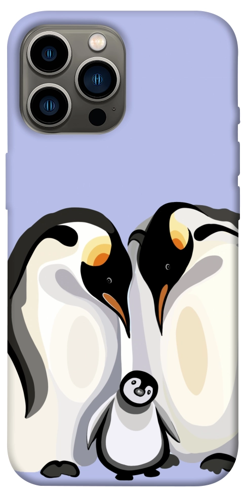 Чохол Penguin family для iPhone 13 Pro Max