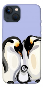 Чехол Penguin family для iPhone 13