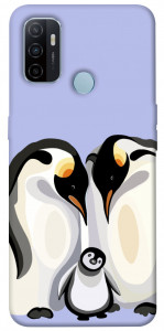 Чохол Penguin family для Oppo A53