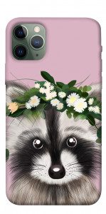 Чохол Raccoon in flowers для iPhone 11 Pro