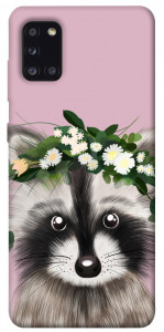 Чехол Raccoon in flowers для Galaxy A31 (2020)