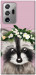 Чохол Raccoon in flowers для Galaxy Note 20 Ultra