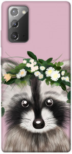 Чехол Raccoon in flowers для Galaxy Note 20