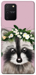 Чохол Raccoon in flowers для Galaxy S10 Lite (2020)