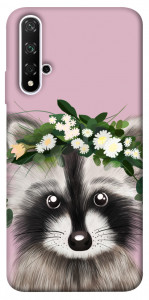 Чехол Raccoon in flowers для Huawei Honor 20