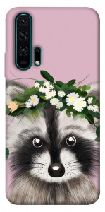 Чехол Raccoon in flowers для Huawei Honor 20 Pro