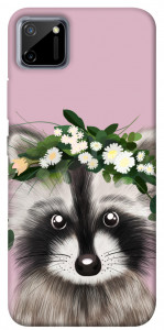 Чохол Raccoon in flowers для Realme C11