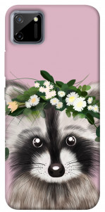 Чехол Raccoon in flowers для Realme C11