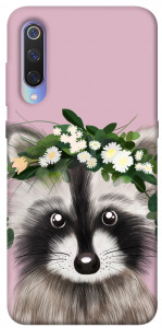 Чехол Raccoon in flowers для Xiaomi Mi 9