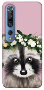 Чохол Raccoon in flowers для Xiaomi Mi 10 Pro