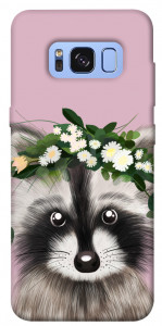 Чехол Raccoon in flowers для Galaxy S8 (G950)
