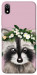 Чехол Raccoon in flowers для Xiaomi Redmi 7A