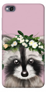 Чохол Raccoon in flowers для Xiaomi Redmi 4A
