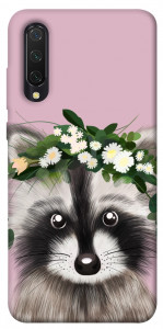 Чохол Raccoon in flowers для Xiaomi Mi 9 Lite