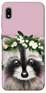 Чехол Raccoon in flowers для Galaxy A10 (A105F)