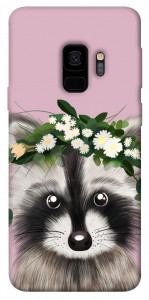 Чохол Raccoon in flowers для Galaxy S9