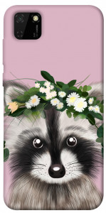 Чохол Raccoon in flowers для Huawei Y5p