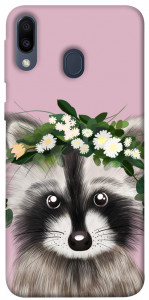 Чехол Raccoon in flowers для Galaxy M20