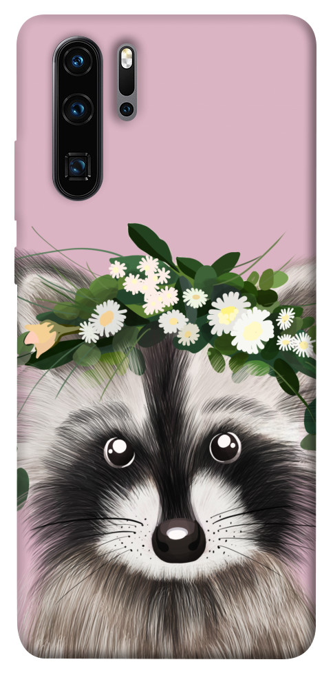 

Чохол Raccoon in flowers для Huawei P30 Pro 1362916