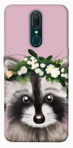 Чехол Raccoon in flowers для OPPO A9