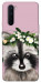 Чохол Raccoon in flowers для OnePlus Nord