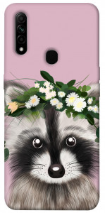 Чехол Raccoon in flowers для Oppo A31
