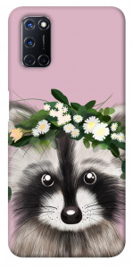 Чехол Raccoon in flowers для Oppo A72