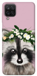 Чохол Raccoon in flowers для Galaxy A12