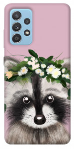 Чехол Raccoon in flowers для Samsung Galaxy A52 4G