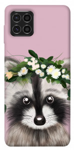 Чехол Raccoon in flowers для Galaxy M62