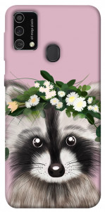 Чехол Raccoon in flowers для Galaxy M21s