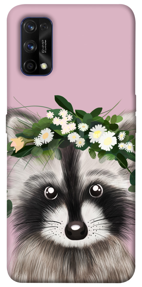 

Чохол Raccoon in flowers для Realme 7 Pro 1362984