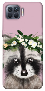 Чохол Raccoon in flowers для Oppo Reno 4 Lite