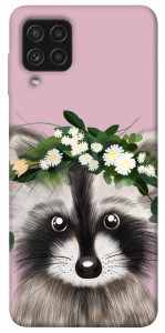 Чохол Raccoon in flowers для Galaxy A22 4G
