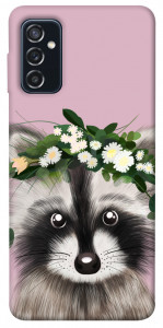 Чехол Raccoon in flowers для Galaxy M52