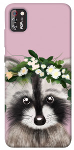 Чехол Raccoon in flowers для TECNO POP 4 Pro