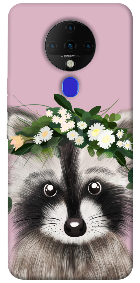 

Чехол Raccoon in flowers для TECNO Spark 6 1363014