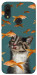 Чехол Cat with fish для Xiaomi Redmi 7